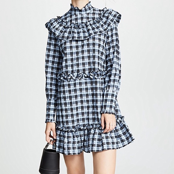 Ganni Dresses & Skirts - Ganni NWT plaid dress